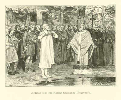 वुल्फराम फ्राँस के राजा, रेडबोड को बपतिस्मा देने में विफल रहता है द्वारा विलेम II स्टीलिंक